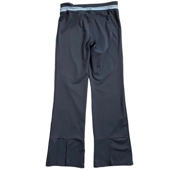 Champion Split Hem Mid-Rise Gray & Blue Bootcut Athleisure Pants Size Medium - Picture 2 of 10